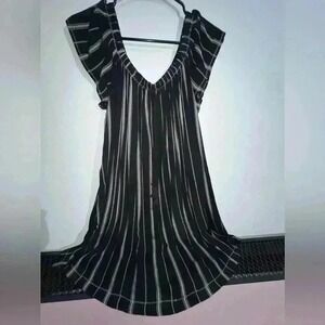 Robin Piccone Black‎ With Gold Boho Dress Size M
